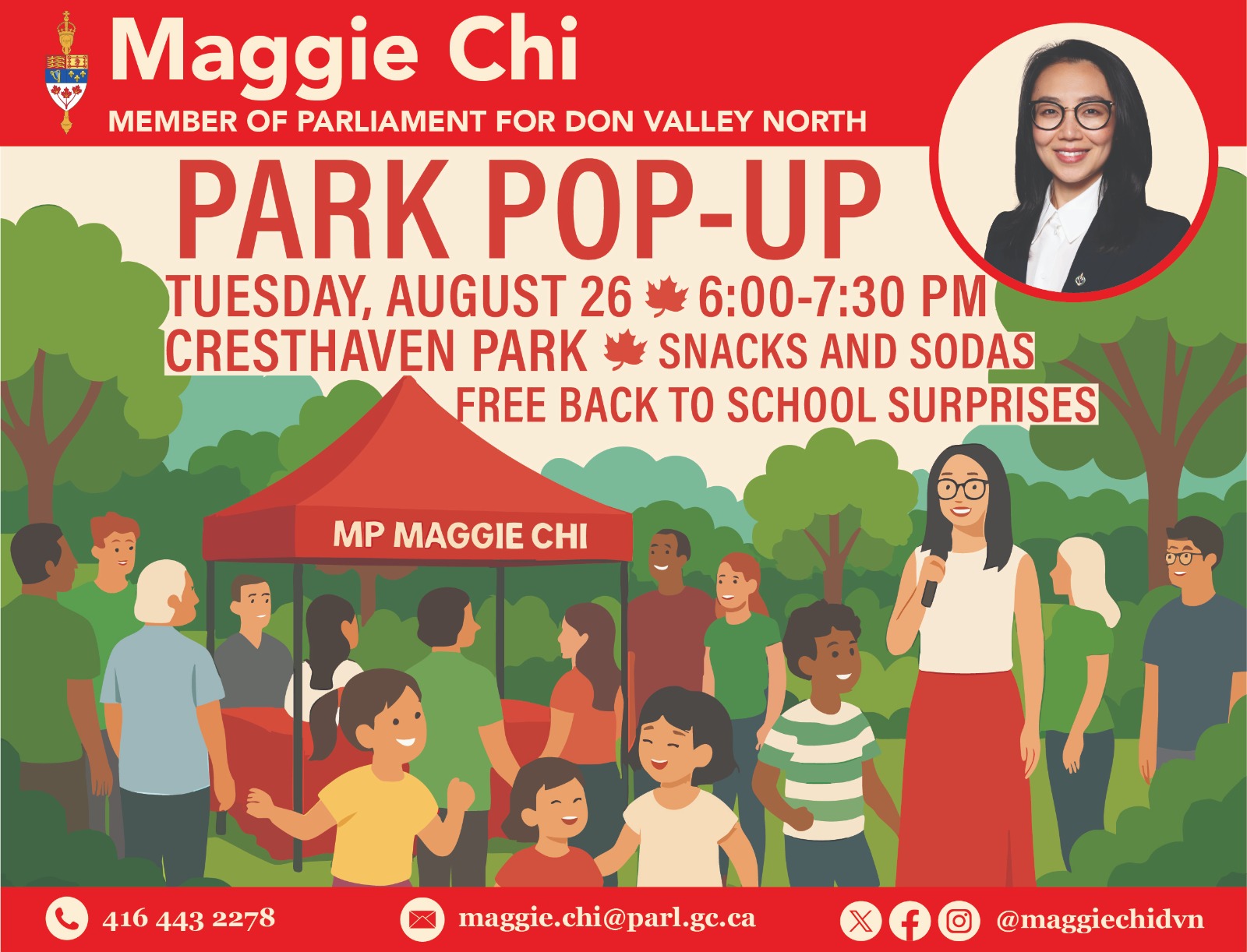 Park Pop-Up at Cresthaven Park on Tuesday, August 26