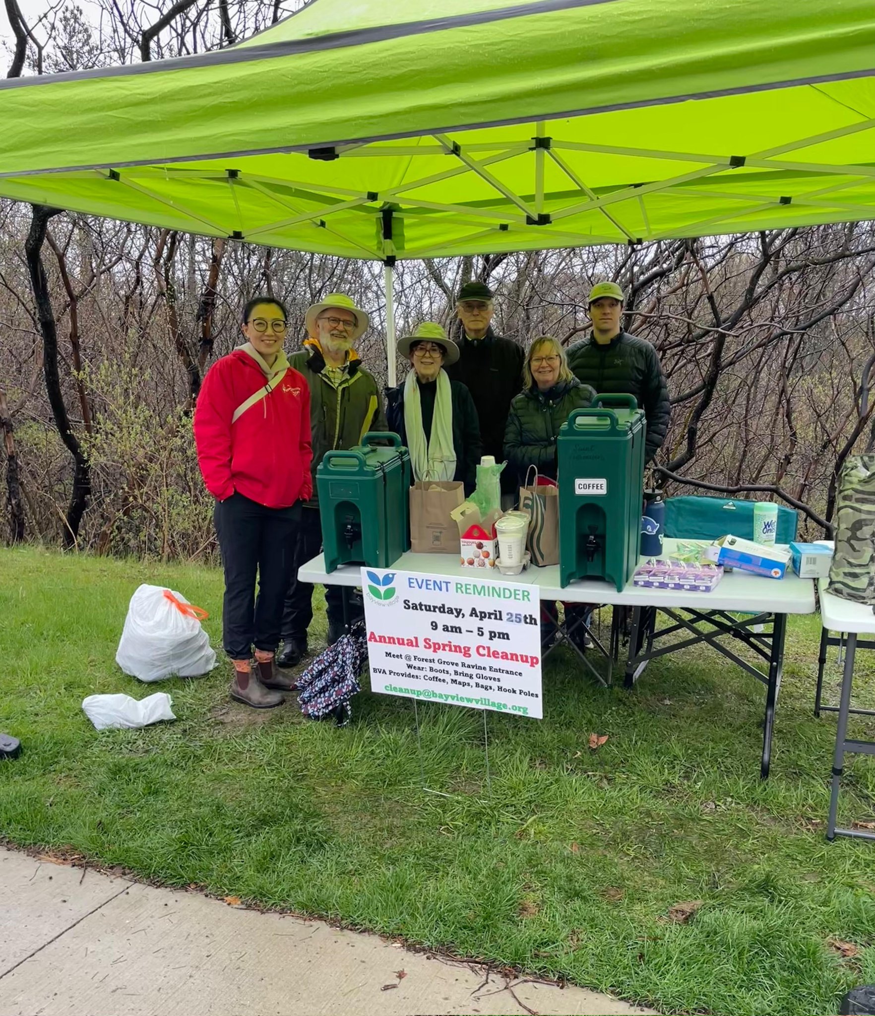 Community Cleanup with Bayview Village Association